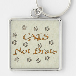 Katten zonder braat sleutelhanger