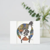 Katten - zwart en wit briefkaart (Staand voorkant)