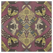 Kattenabstract Stof (Swatch)