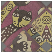 Kattenabstract Stof (Close Up)