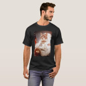 Kattenastronaut Maan Ruimtemissie Dier Astronaut T-shirt (Voorkant volledig)