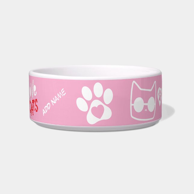  kattenbak - gepersonaliseerd kattencadeau voerbakje (Voorkant)