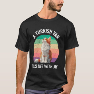 Kattenbezitter Een TURKSE VAN VULT HET LEVEN MET V T-shirt