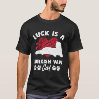 Kattenbezitter GELUK IS EEN TURKSE VAN KAT Grappig T-shirt