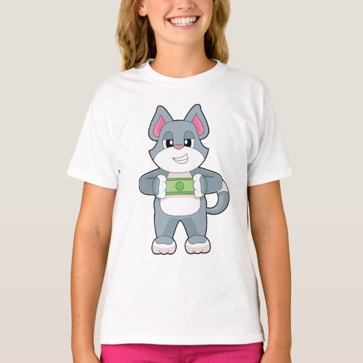 Kattenbiljet T-shirt (Voorkant)
