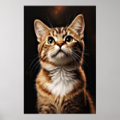 Kattenblik Poster (Voorkant)