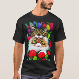 Kattenbloem Natuurlijke Bloementuin Kattenliefde K T-shirt