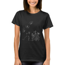 Kattenbloemen en vlinders
