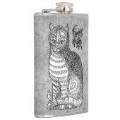  kattenboek illustratieketel heupfles (Rechts)