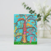 Kattenboom Briefkaart (Staand voorkant)