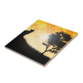 Kattenboom Tegeltje (Zijkant)