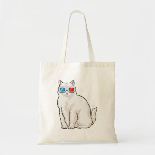 Kattenbril Tote Bag