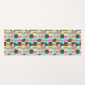 kattencadeau | Leuk Kawaii kat patroon Yogamat (Voorkant (horizontaal))