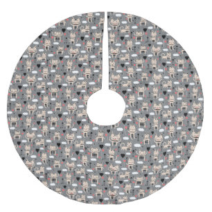 kattencadeau Schattig kattenpatroon kinderachtig Kerstboom Rok