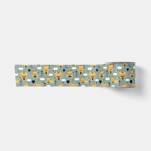 kattencadeau Schattig kattenpatroon kinderachtig Lint