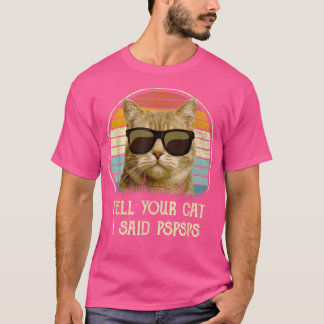 Kattencadeaus voor kattenliefhebbers 2022 vertelle t-shirt