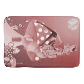 Kattendame in Moonlight Bath Mat (Voorkant)