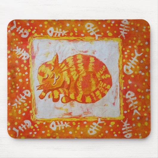 Kattendromen van vis muismat (Voorkant)