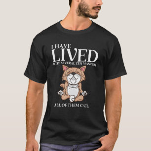 Katteneigenaar Boeddhistische Yoga Zen Meditatie S T-shirt