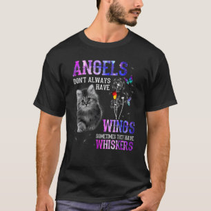Kattenengel heeft niet altijd vleugels Soms snorha T-shirt