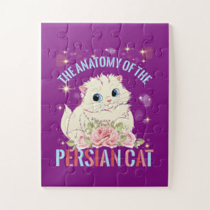 kattenesthesie, de anatomie van het Perzische katj Legpuzzel