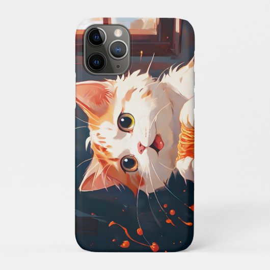 Kattenetende spaghetti Case-Mate iPhone case (Achterkant)