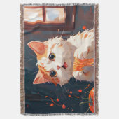 Kattenetende spaghetti deken (Voorkant Verticaal)
