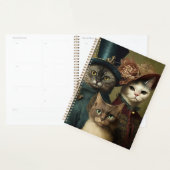 Kattenfamilie in Fancy kleding Planner (Display)