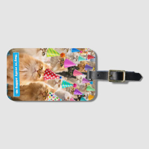 Kattenfeest Bagagelabel