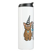 Kattenfeest Thermosbeker (Gedraaid links)