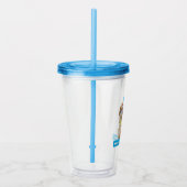 Kattenfeestje Acryl Drinkbeker (Rechts)