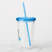 Kattenfeestje Acryl Drinkbeker (Links)