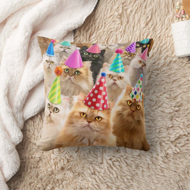 Kattenfeestje Kussen (Deken)