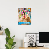 Kattenfeestje Poster (Thuiskantoor)