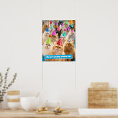Kattenfeestje Poster (Keuken)