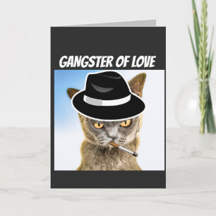 KATTENGANGSTER VERJAARDAG GRAPPIG WENSKAART KAART