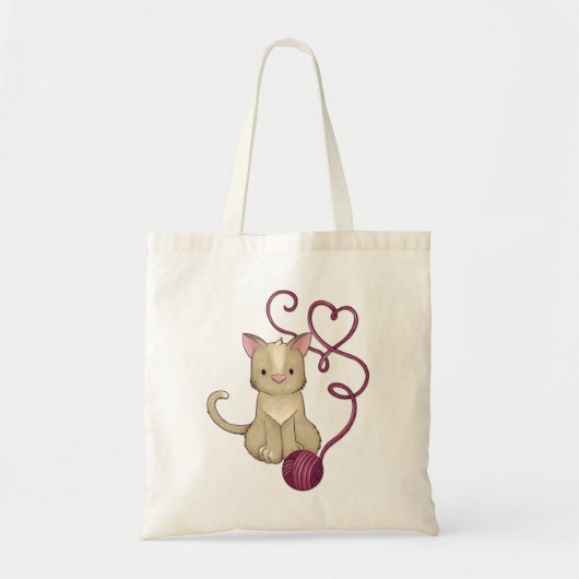 kattengaren tote bag (Voorkant)