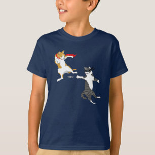 Kattengevecht T-shirt