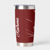 Kattengezicht gepersonaliseerd geïsoleerde drinkbeker (Rechts)