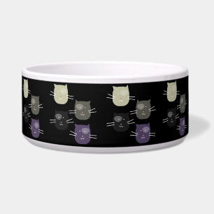 Kattengezichtpatroon Kom in elke kleur