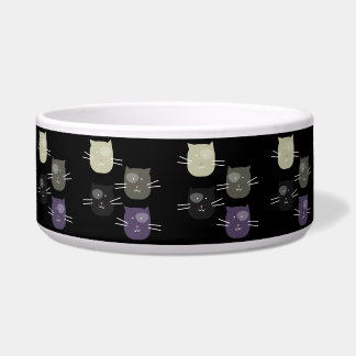 Kattengezichtpatroon Kom van elke kleur