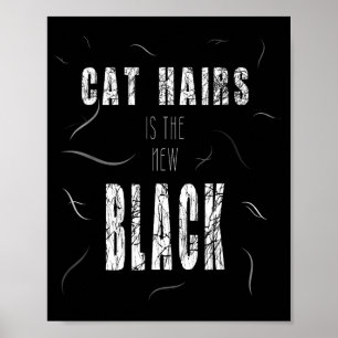 Kattenhaar is de nieuwe zwarte grap poster