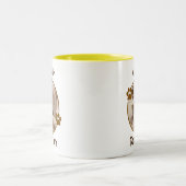 Kattenhaar maakt niet uit gepersonaliseerde mok (Center)