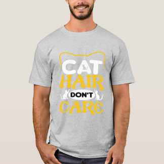 Kattenhaar Maakt Niet Uit T-Shirt Grappig Kattenli