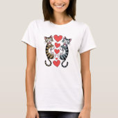 Kattenhart T-shirt (Voorkant)