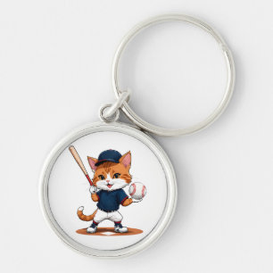 Kattenhonkbalspeler Sleutelhanger