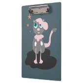 Kattenillustratie voor kinderen Cute Cartoon Kitty Klembord (Links)