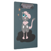 Kattenillustratie voor kinderen Cute Cartoon Kitty Klembord (Rechts)
