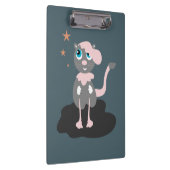 Kattenillustratie voor kinderen Cute Cartoon Kitty Klembord (Rechts)