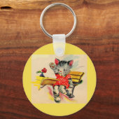 kattenjongen sleutelhanger (Voorkant)